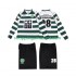 Maillot de Foot Sporting CP Cristiano Ronaldo 28 2001 2003 Rétro Enfant Domicile Manche Longue
