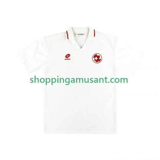Maillot de Foot Suisse Rétro Homme Extérieur 1994 Manche Courte