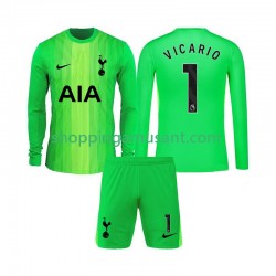 Maillot de Foot Tottenham Hotspur Guglielmo Vicario 1 Gardien Enfant Domicile 2025-2026 Manche Longue