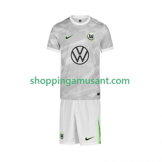 Maillot de Foot VfL Wolfsburg Enfant Extérieur 2025-2026 Manche Courte