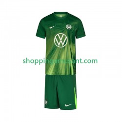 Maillot de Foot VfL Wolfsburg Enfant Domicile 2025-2026 Manche Courte