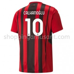 Maillot de Foot AC Milan Hakan Calhanoglu 10 Domicile 2021-2022 Manche Courte