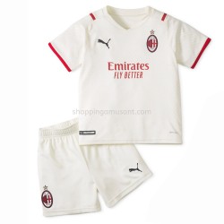 Maillot de Foot AC Milan Enfant Extérieur 2021-2022 Manche Courte