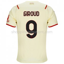 Maillot de Foot AC Milan Olivier Giroud 9 Extérieur 2021-2022 Manche Courte