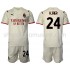 Maillot de Foot AC Milan Simon Kjaer 24 Enfant Extérieur 2021-2022 Manche Courte
