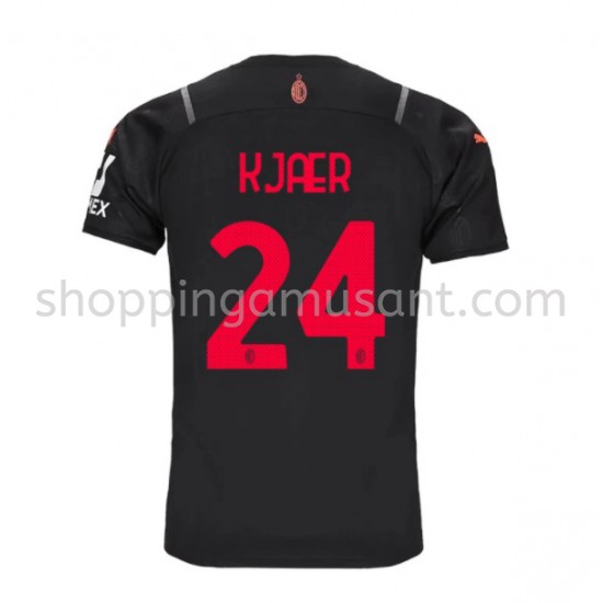 Maillot de Foot AC Milan Simon Kjaer 24 Neutre 2021-2022 Manche Courte