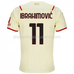 Maillot de Foot AC Milan Zlatan Ibrahimovic 11 Extérieur 2021-2022 Manche Courte