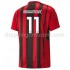 Maillot de Foot AC Milan Zlatan Ibrahimovic 11 Domicile 2021-2022 Manche Courte