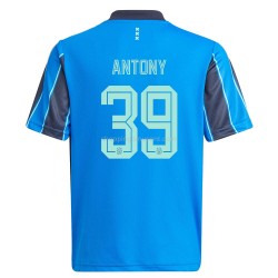 Maillot de Foot Ajax Amsterdam Antony 39 Extérieur 2021-2022 Manche Courte