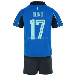 Maillot de Foot Ajax Amsterdam Daley Blind 17 Enfant Extérieur 2021-2022 Manche Courte