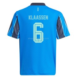 Maillot de Foot Ajax Amsterdam Davy Klaassen 6 Extérieur 2021-2022 Manche Courte