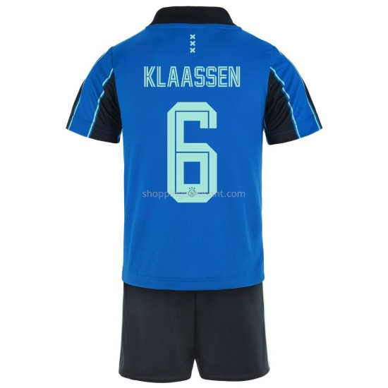 Maillot de Foot Ajax Amsterdam Davy Klaassen 6 Enfant Extérieur 2021-2022 Manche Courte