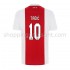 Maillot de Foot Ajax Amsterdam DÉtats-Unisn Tadic 10 Domicile 2021-2022 Manche Courte