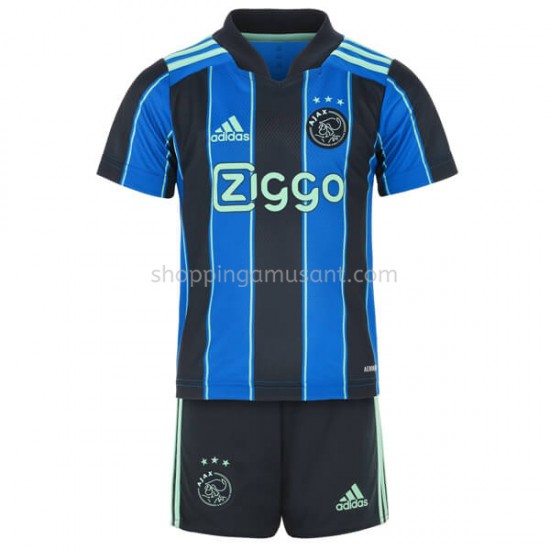 Maillot de Foot Ajax Amsterdam Enfant Extérieur 2021-2022 Manche Courte