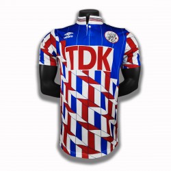 Maillot de Foot Ajax Amsterdam Retro Extérieur 1990 Manche Courte