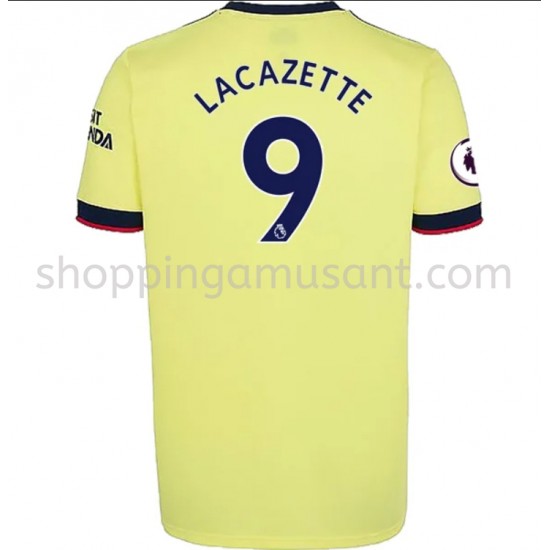 Maillot de Foot Arsenal Alexandre Lacazette 9 Extérieur 2021-2022 Manche Courte