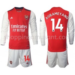 Maillot de Foot Arsenal Aubameyang 14 Enfant Domicile 2021-2022 Manche Longue