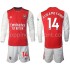 Maillot de Foot Arsenal Aubameyang 14 Enfant Domicile 2021-2022 Manche Longue