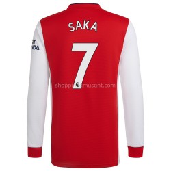 Maillot de Foot Arsenal Bukayo Saka 7 Domicile 2021-2022 Manche Longue