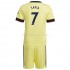 Maillot de Foot Arsenal Bukayo Saka 7 Enfant Extérieur 2021-2022 Manche Courte