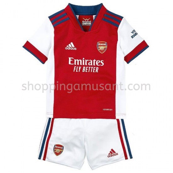 Maillot de Foot Arsenal Enfant Domicile 2021-2022 Manche Courte
