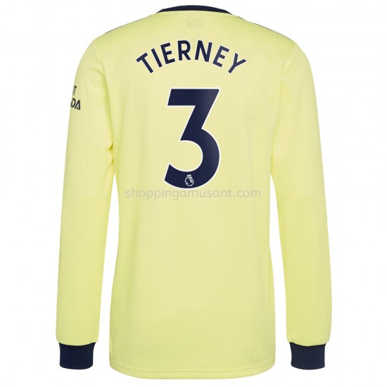 Maillot de Foot Arsenal Kieran Tierney 3 Extérieur 2021-2022 Manche Longue