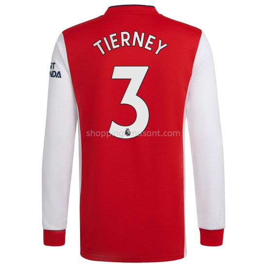 Maillot de Foot Arsenal Kieran Tierney 3 Domicile 2021-2022 Manche Longue