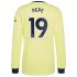 Maillot de Foot Arsenal Nicolas Pepe 19 Extérieur 2021-2022 Manche Longue