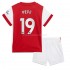 Maillot de Foot Arsenal Nicolas Pepe 19 Enfant Domicile 2021-2022 Manche Courte
