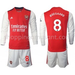 Maillot de Foot Arsenal Odegaard 8 Enfant Domicile 2021-2022 Manche Longue