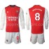 Maillot de Foot Arsenal Odegaard 8 Enfant Domicile 2021-2022 Manche Longue