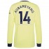 Maillot de Foot Arsenal Pierre-Emerick Aubameyang 14 Extérieur 2021-2022 Manche Longue