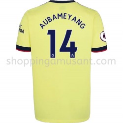 Maillot de Foot Arsenal Pierre-Emerick Aubameyang 14 Extérieur 2021-2022 Manche Courte