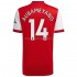 Maillot de Foot Arsenal Pierre-Emerick Aubameyang 14 Domicile 2021-2022 Manche Courte