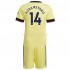 Maillot de Foot Arsenal Pierre-Emerick Aubameyang 14 Enfant Extérieur 2021-2022 Manche Courte