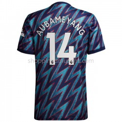 Maillot de Foot Arsenal Pierre-Emerick Aubameyang 14 Neutre 2021-2022 Manche Courte