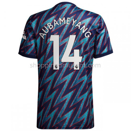 Maillot de Foot Arsenal Pierre-Emerick Aubameyang 14 Neutre 2021-2022 Manche Courte