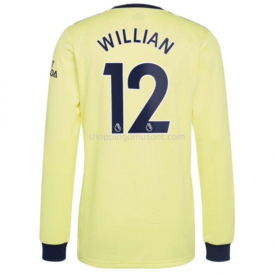 Maillot de Foot Arsenal Willian 12 Extérieur 2021-2022 Manche Longue