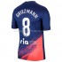 Maillot de Foot  Atlético Madrid Antoine Griezmann 8 Extérieur 2021-2022 Manche Courte