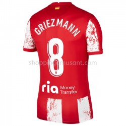 Maillot de Foot Atlético Madrid Antoine Griezmann 8 Domicile 2021-2022 Manche Courte