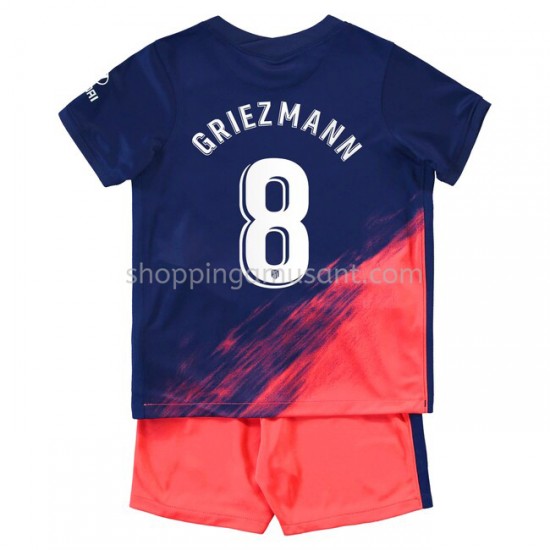 Maillot de Foot Atlético Madrid Antoine Griezmann 8 Enfant Extérieur 2021-2022 Manche Courte