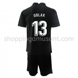 Maillot de Foot Atlético Madrid Gardien Jan Oblak 13 Enfant Extérieur 2021-2022 Manche Courte