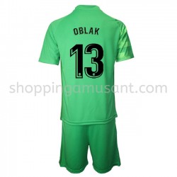 Maillot de Foot Atlético Madrid Gardien Jan Oblak 13 Enfant Neutre 2021-2022 Manche Courte