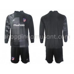 Maillot de Foot Atlético Madrid Gardien Enfant Extérieur 2021-2022 Manche Longue