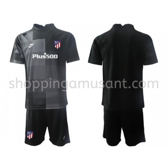 Maillot de Foot Atlético Madrid Gardien Enfant Extérieur 2021-2022 Manche Courte