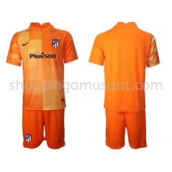 Maillot de Foot Atlético Madrid Gardien Enfant Domicile 2021-2022 Manche Courte