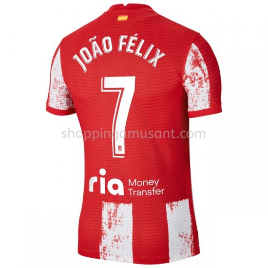 Maillot de Foot Atlético Madrid João Félix 7 Domicile 2021-2022 Manche Courte