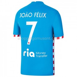 Maillot de Foot Atlético Madrid João Félix 7 4ème 2021-2022 Manche Courte