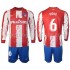 Maillot de Foot Atlético Madrid Koke 6 Enfant Domicile 2021-2022 Manche Longue