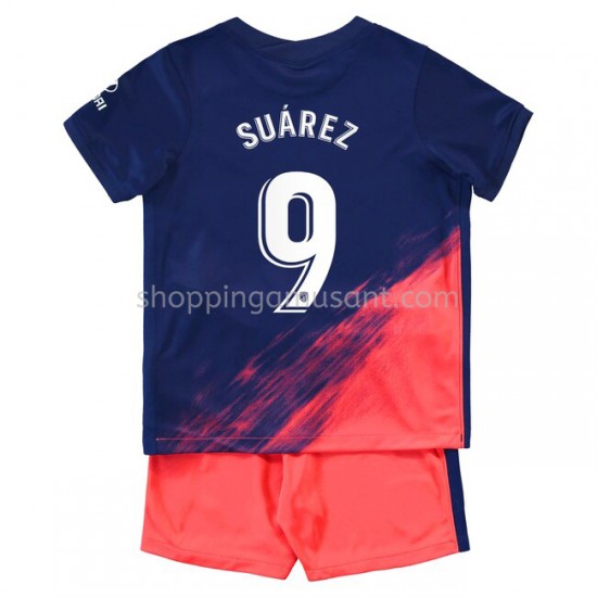 Maillot de Foot Atlético Madrid Luis Suárez 9 Enfant Extérieur 2021-2022 Manche Courte